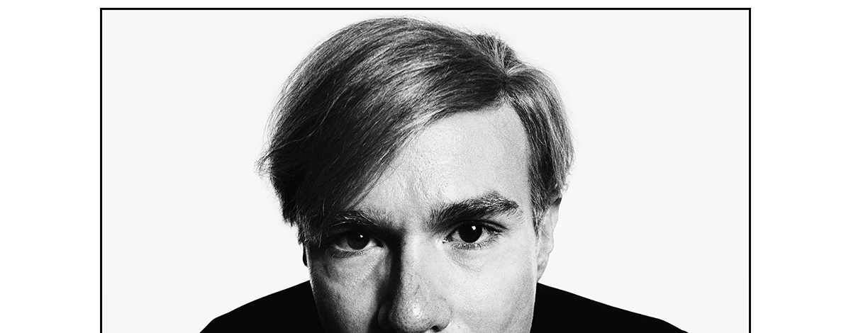 Andy Warhol by David Bailey photograph