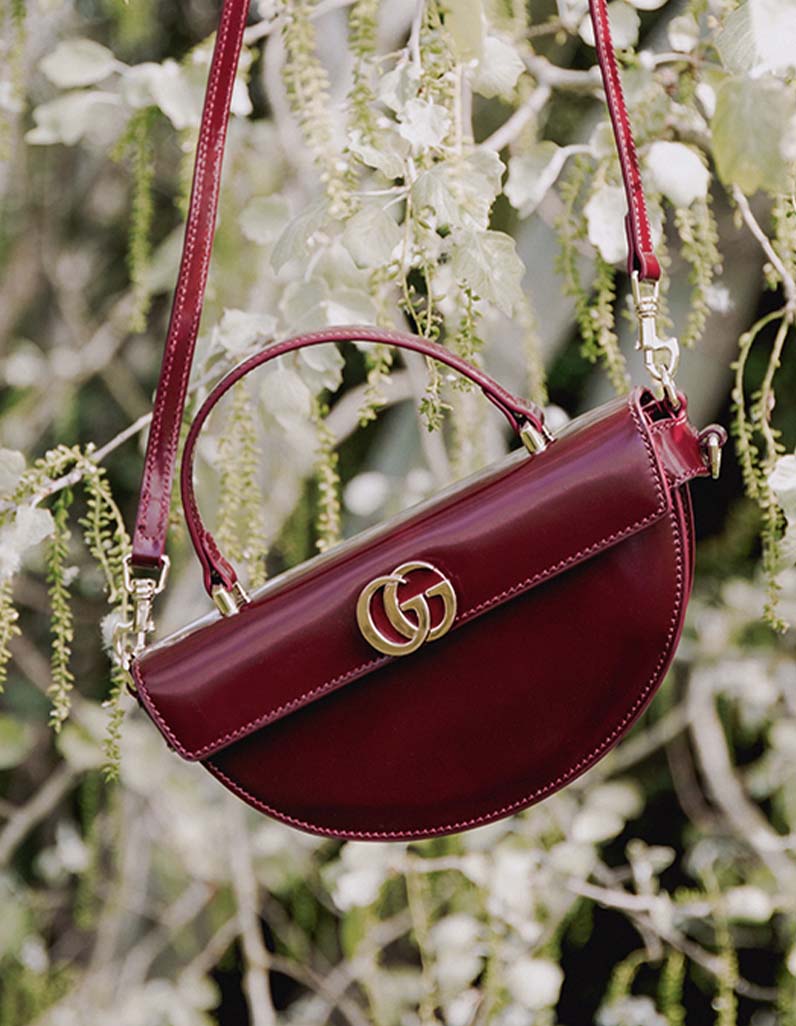 Red Gucci bag