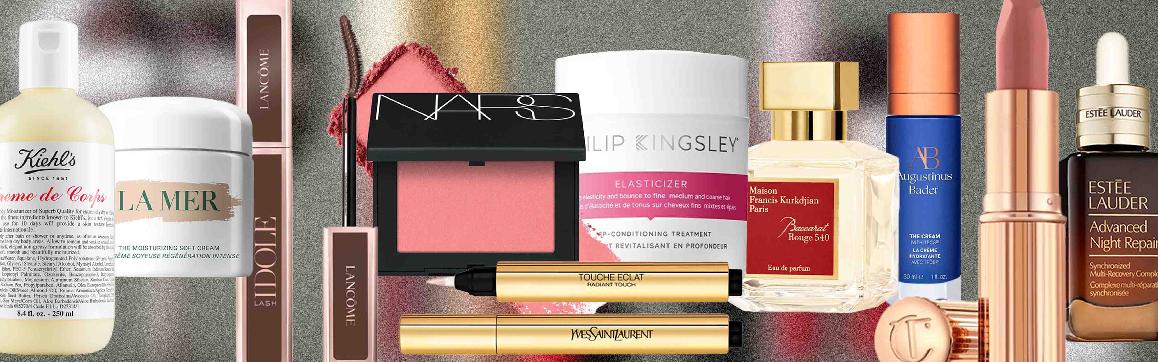 Several lipsticks from Gucci, MAC, Kylie Cosmetics, Clarins and Hourglass 