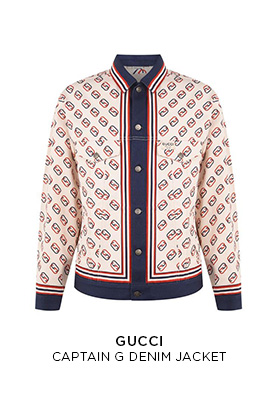 Gucci Captain G denim jacket