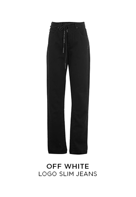 Off-White logo slim jeans