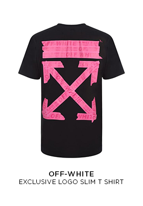 Flannels X Off White exclusive pink Tshirt