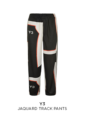 Y-3 jaquard track pants